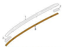 Oryginalna uszczelka relingu dachowego BMW X1 E84.jpg